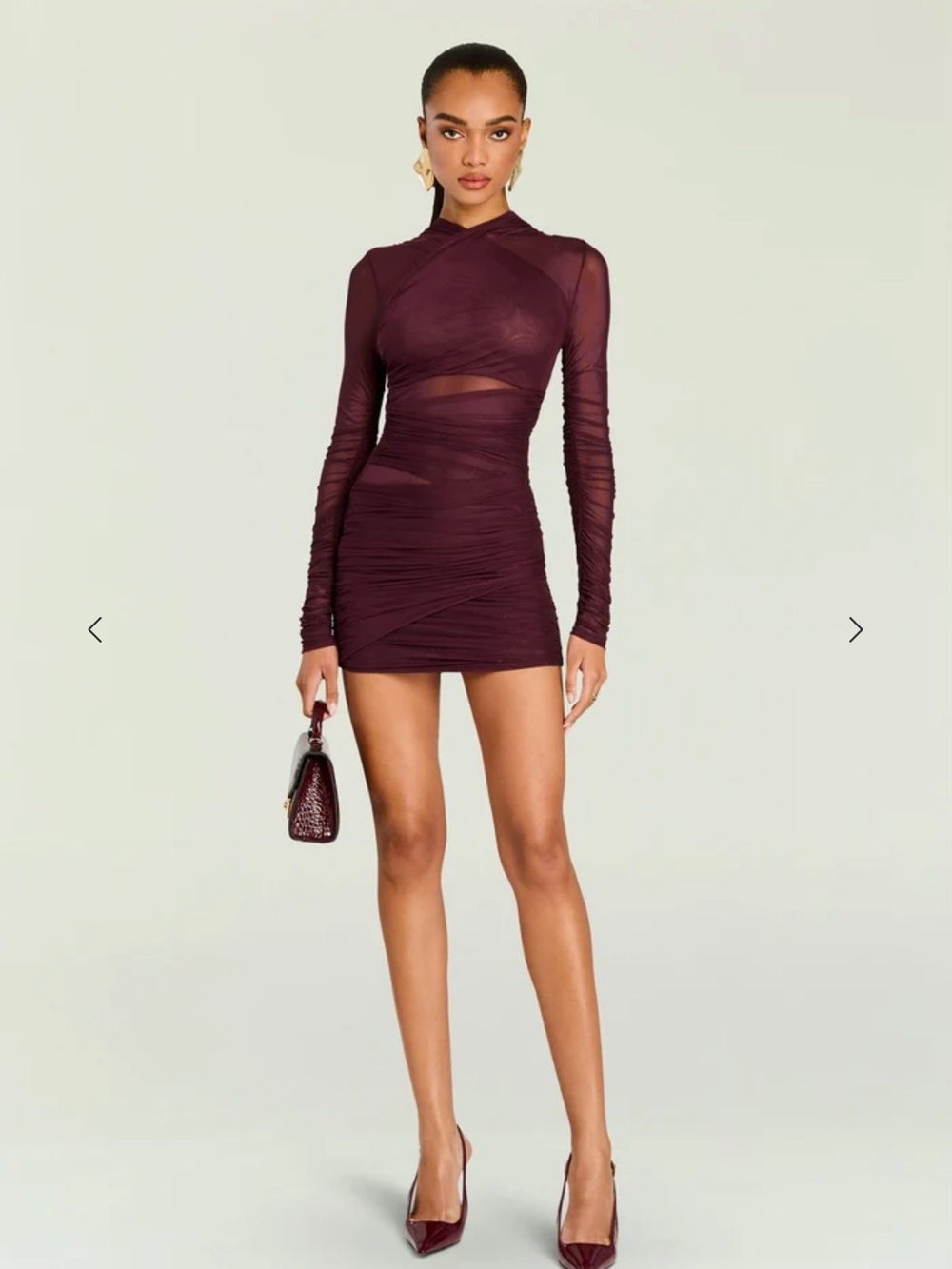 Seroya moxey rushed mesh dress size XS worn once